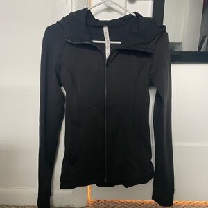 lululemon athletica Black Full-Zip Hooded Jacket